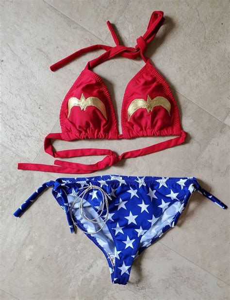 etsy wonder woman|wonder woman bikini costume.